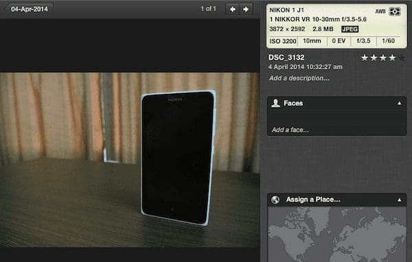 Exif Data I Photo