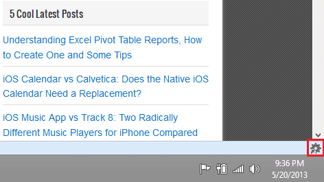 Easy Access Settings