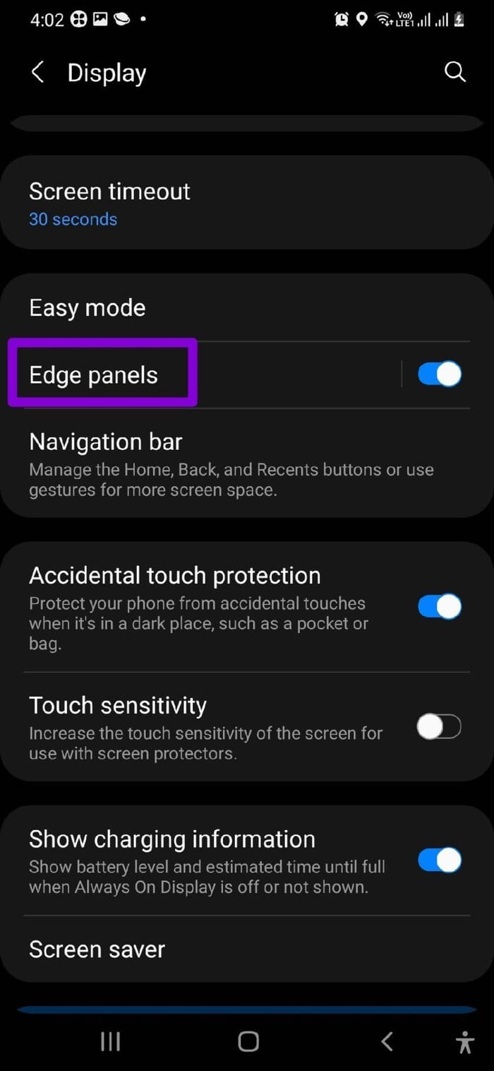 Edge Panels on Samsung