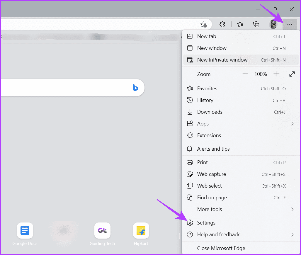 Edge Settings