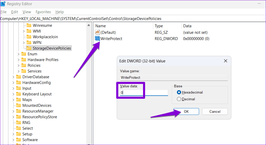 Edit DWORD in Registry