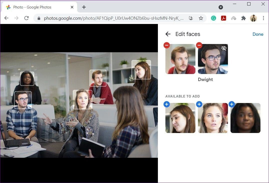 Edit Faces on Google Photos