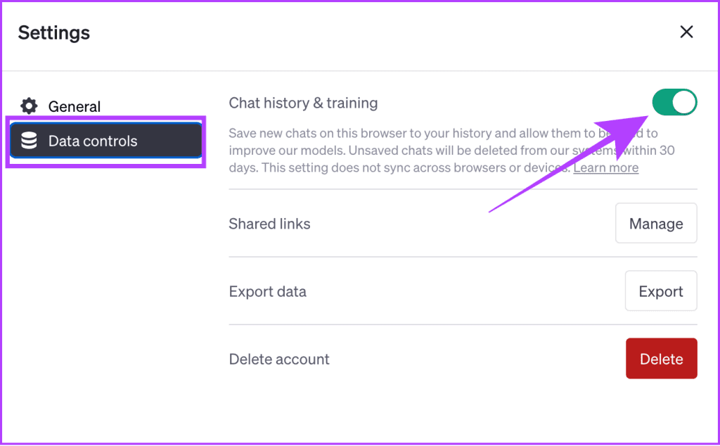 Enable Chat History & Training