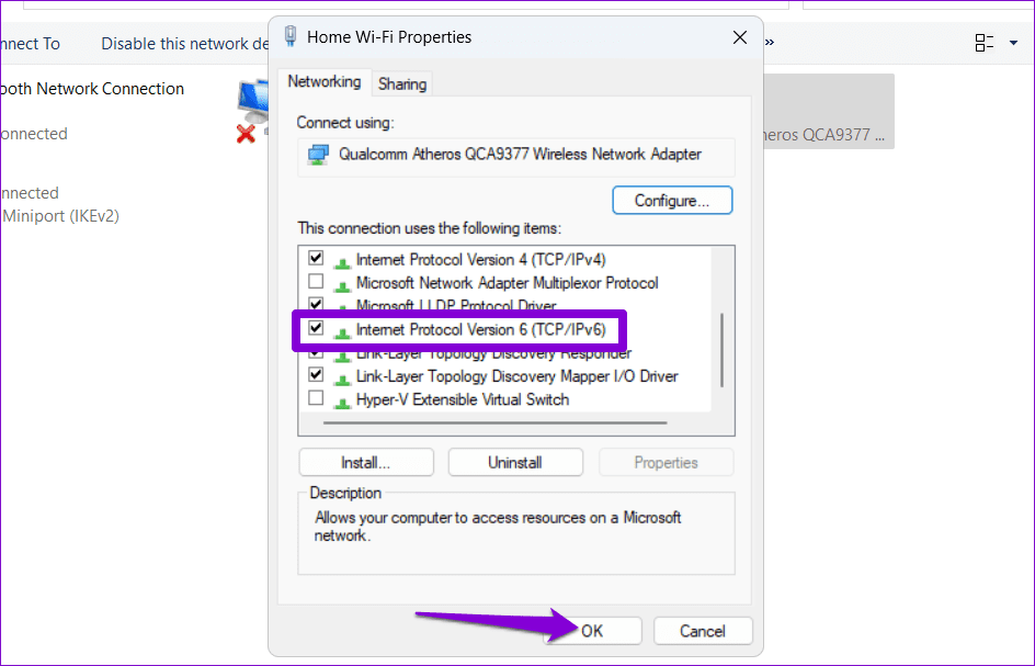 Enable IPv6