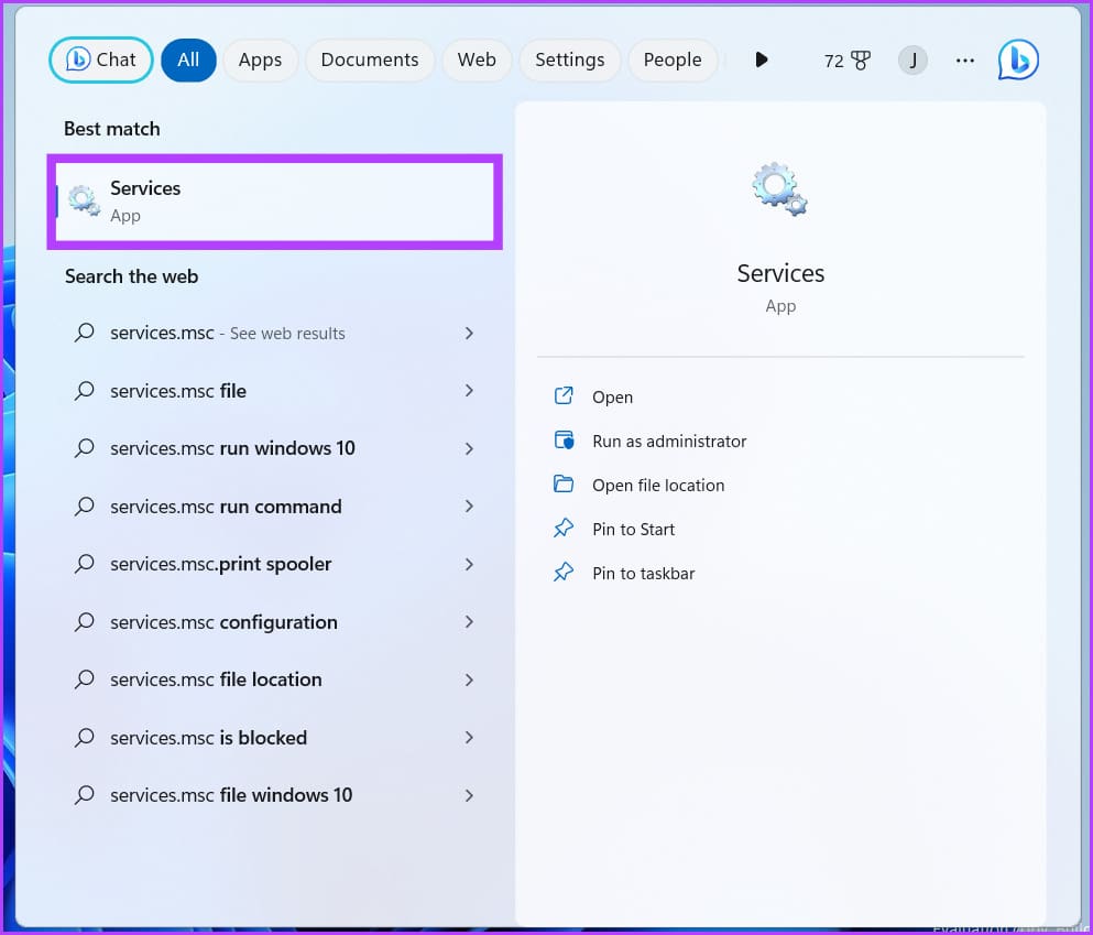windows search