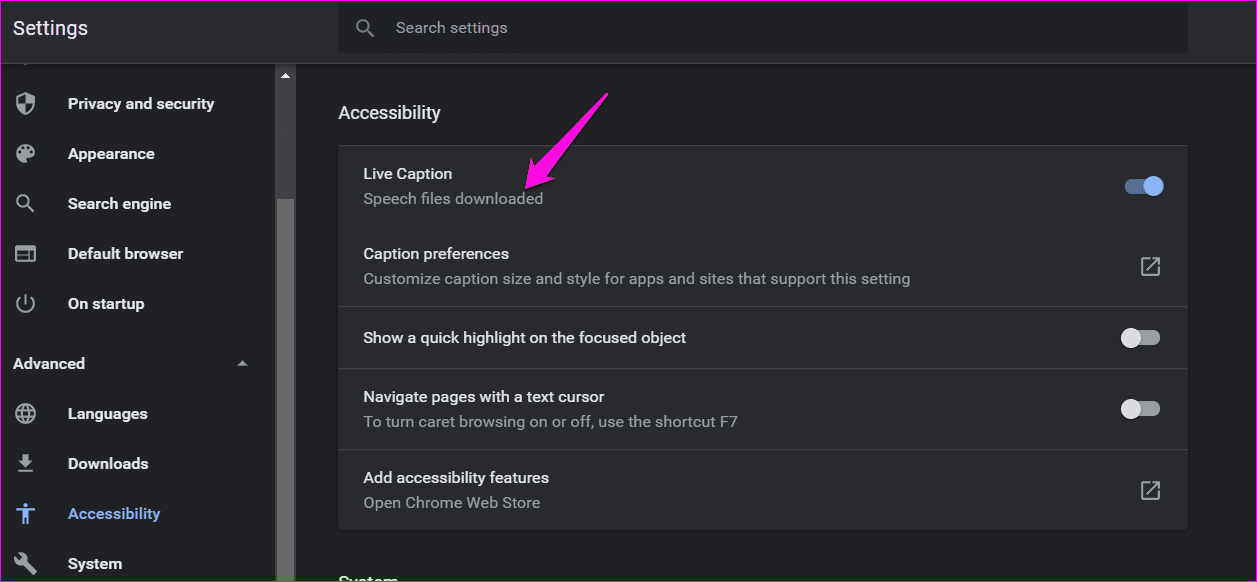 Enable and Customize Live Captions in Google Chrome 3