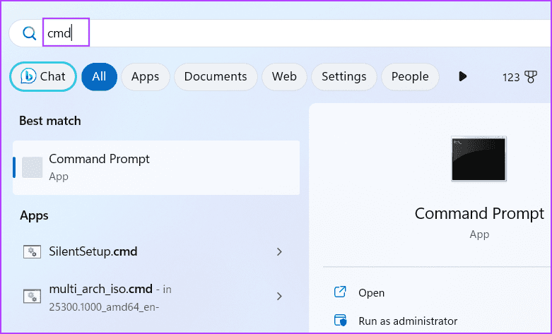 start menu