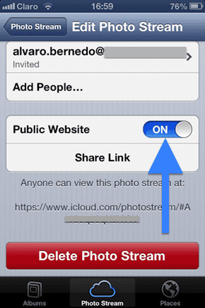 Enabling Sharing Photo Streams1
