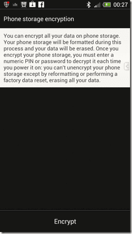 Encrypt Android 1