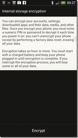 Encrypt Android 5