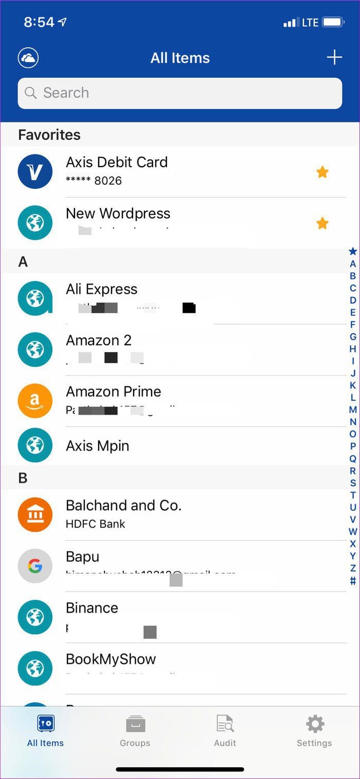 Enpass Ui