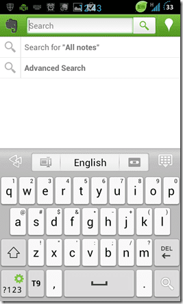 Evernote For Android 2