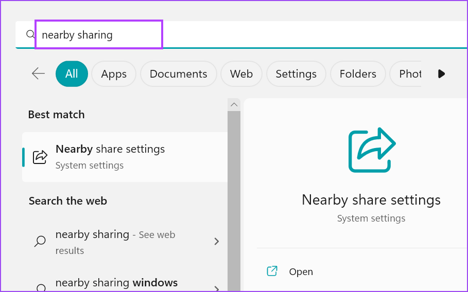 Windows search