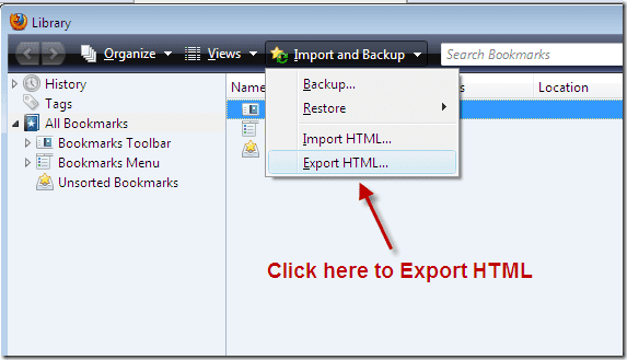 Export Html1