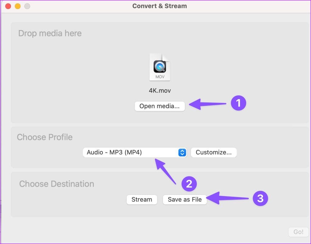 convert video to audio on Mac