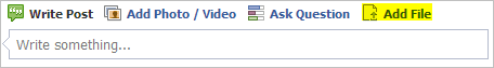 Facebook Add File