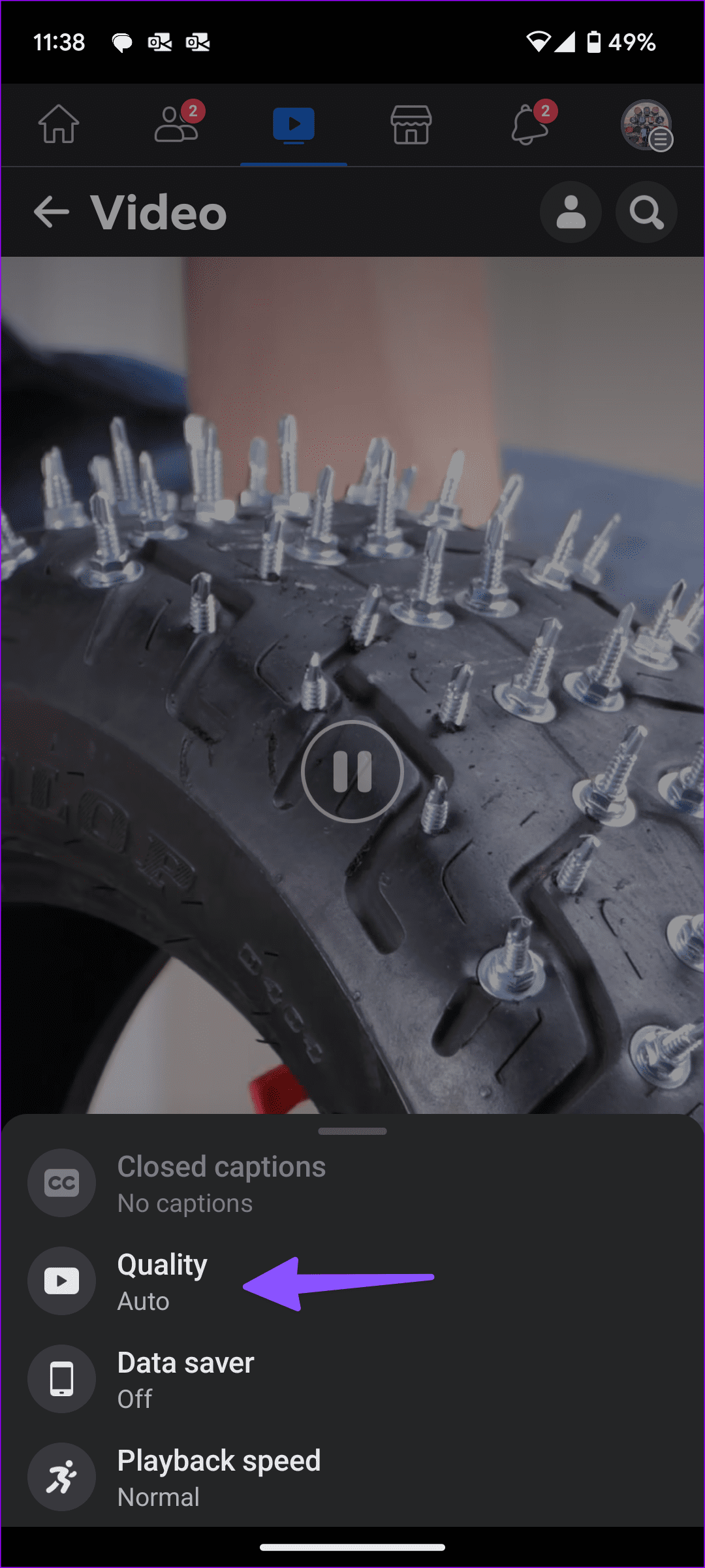 Facebook not playing videos 7