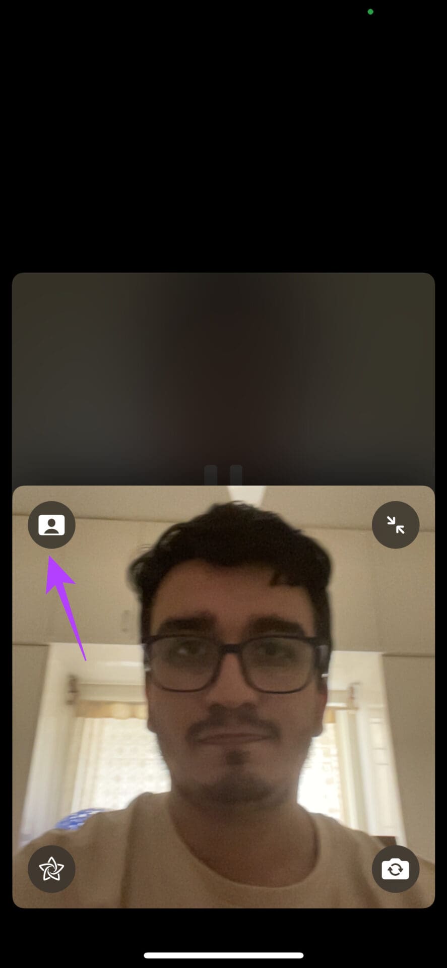 Portrait mode toggle