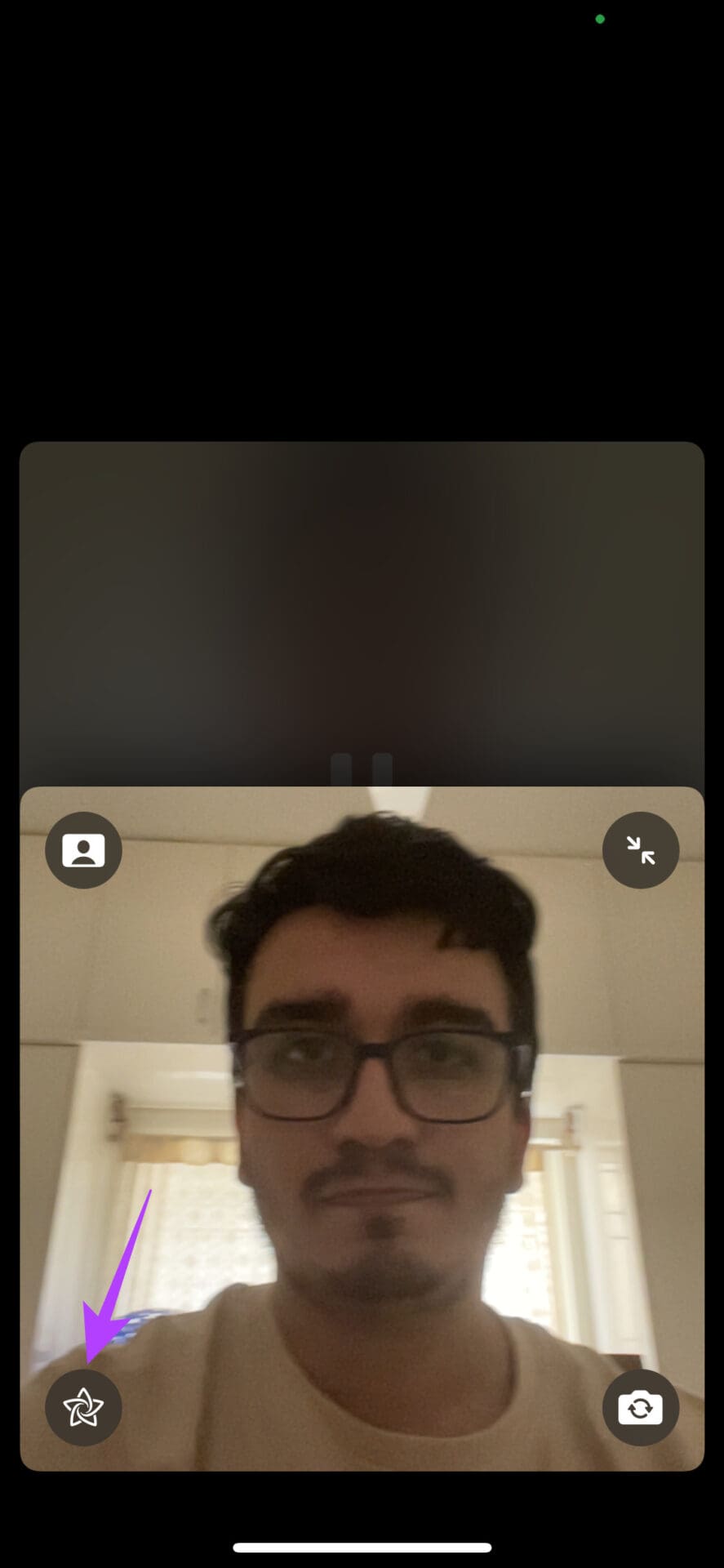 Effects button