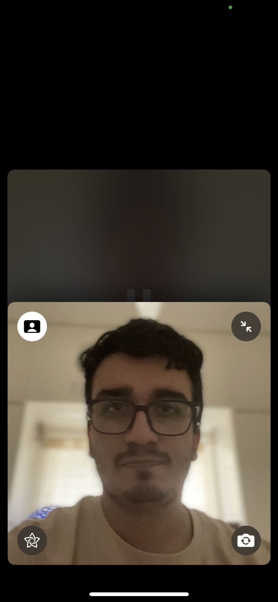Portrait mode enabled
