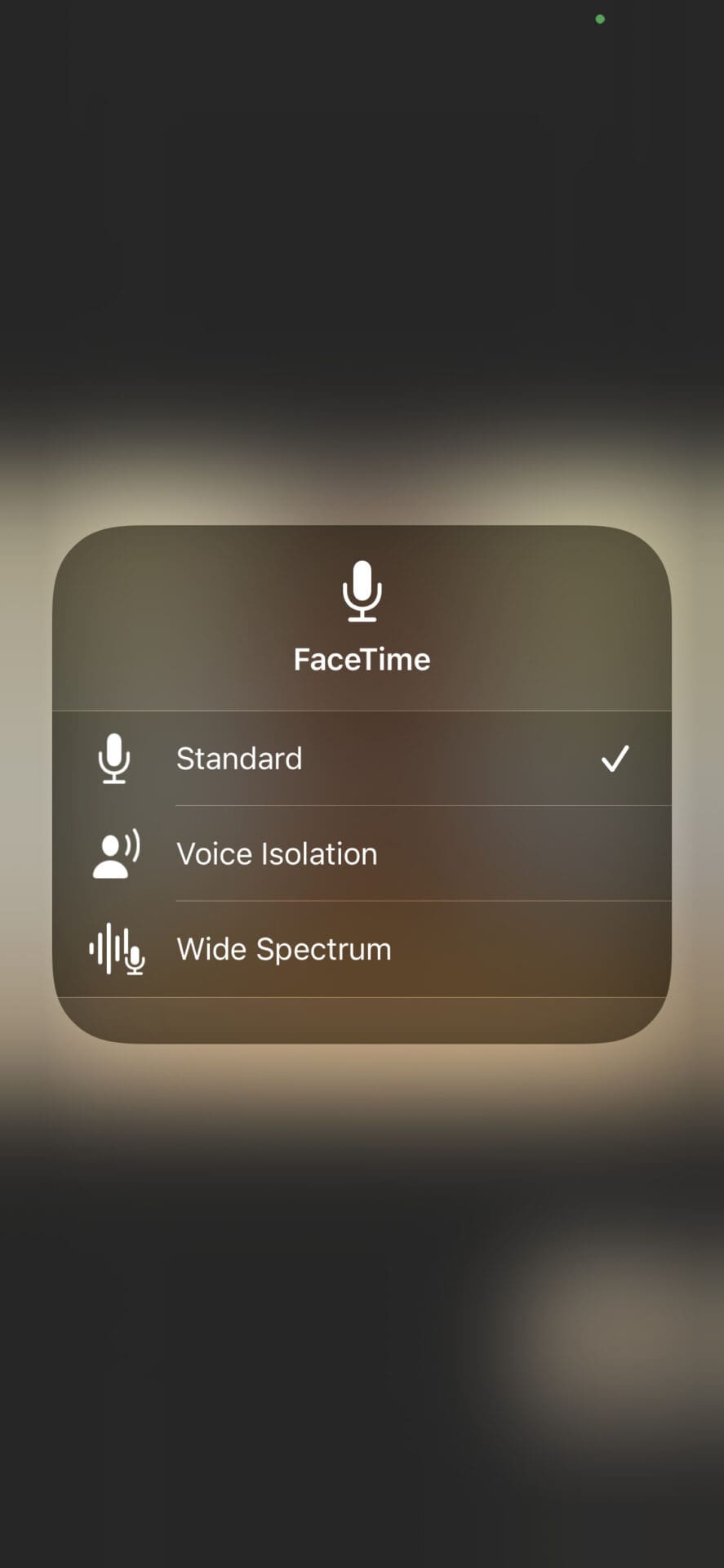 Select mic mode