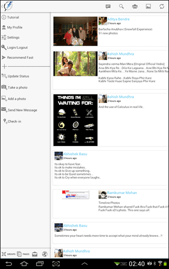 Fast Facebook For Android 3