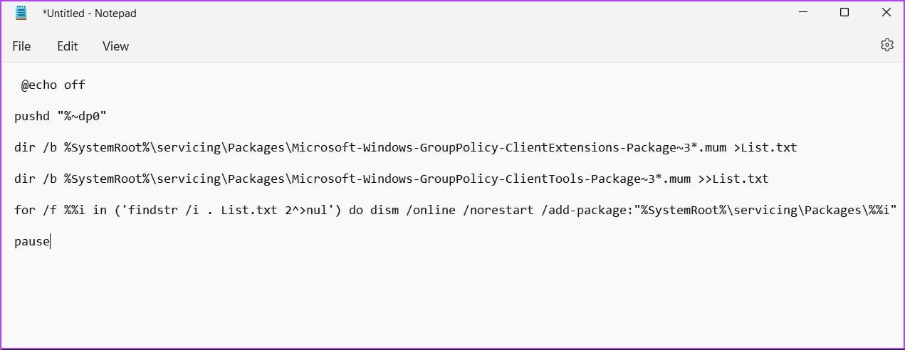 _File Button in Notepad