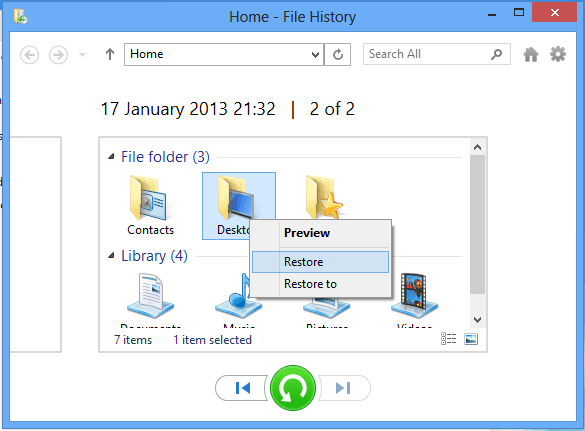 File Restore