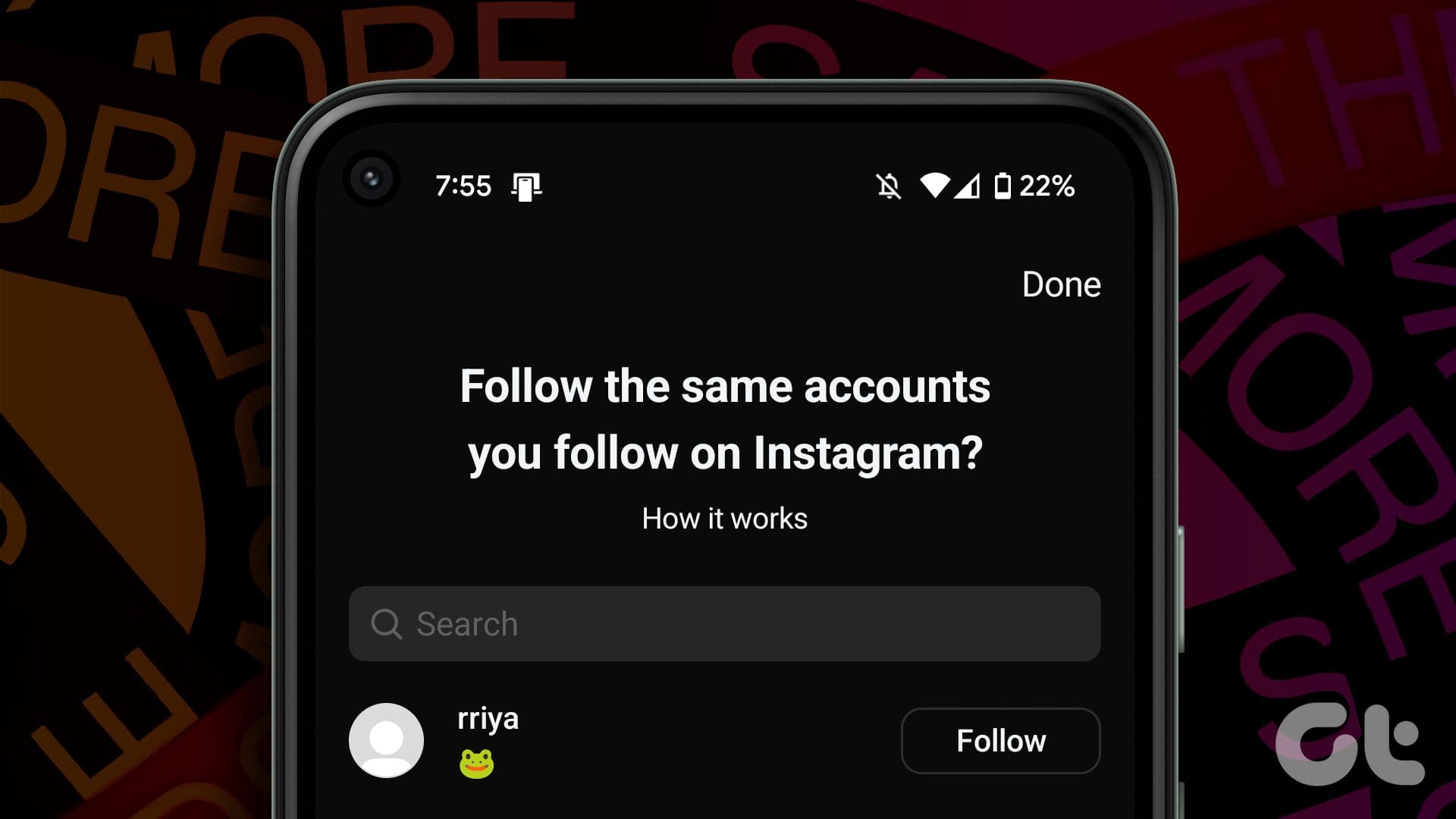 Find and Follow Your Instagram Friends