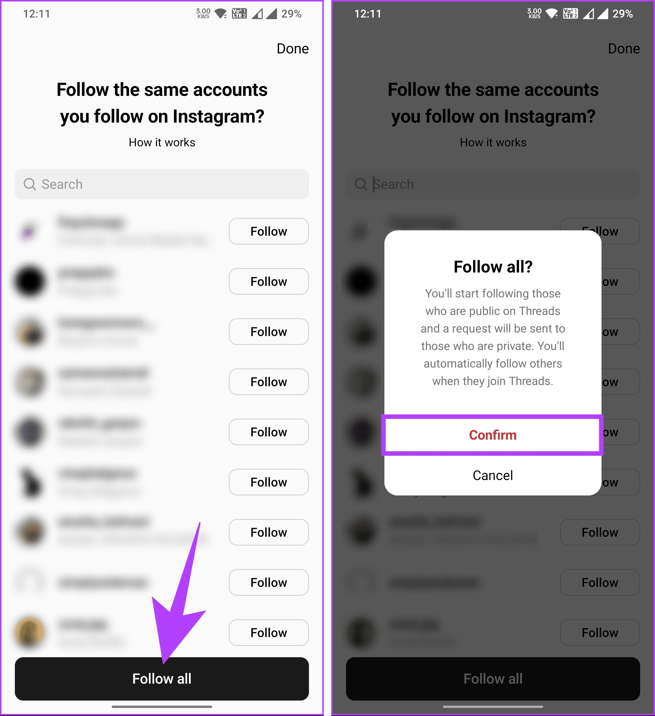 Follow all button