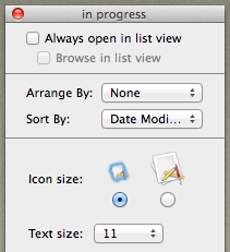 Finder Window View Options 1