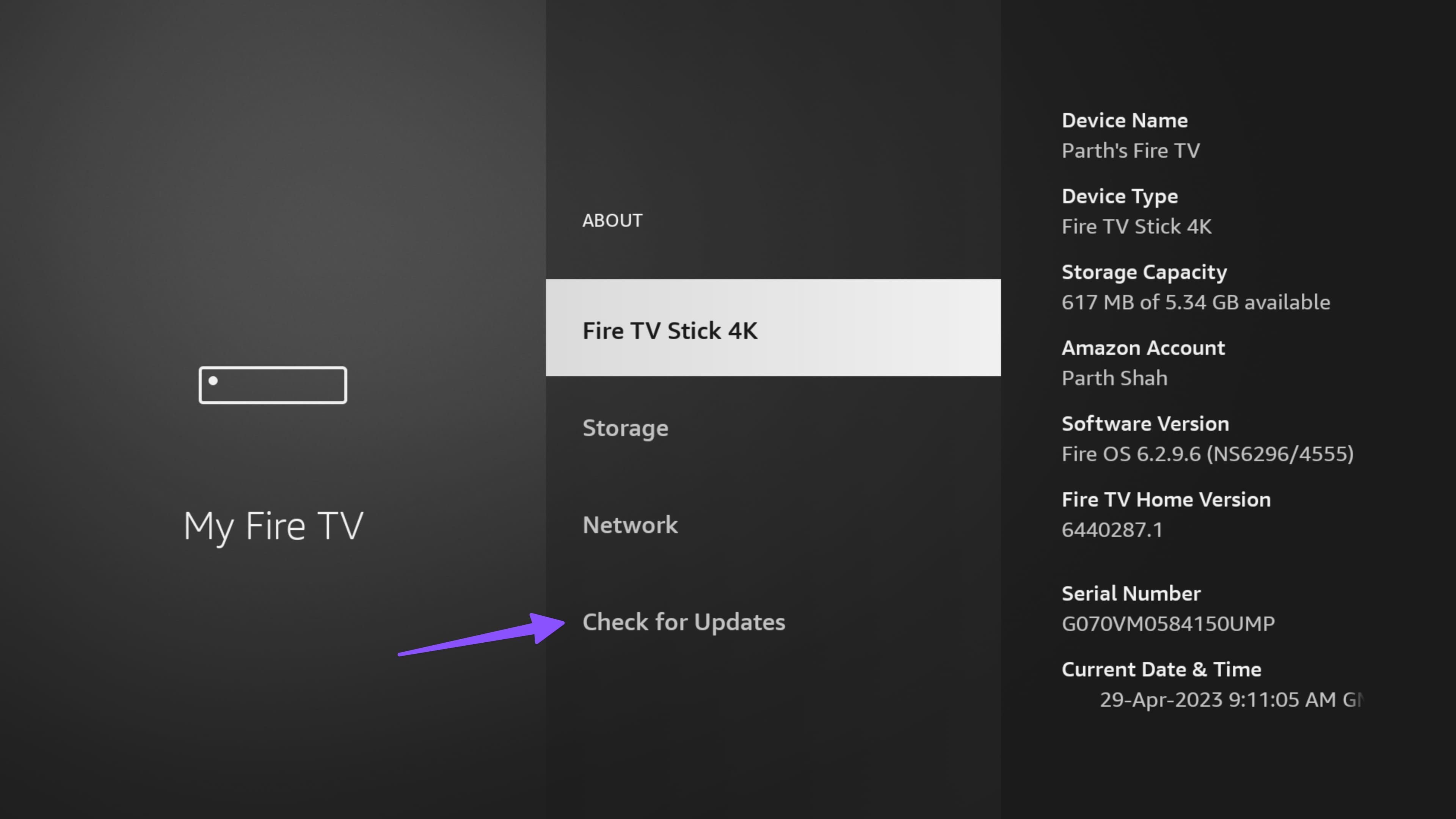 Update Fire TV Stick