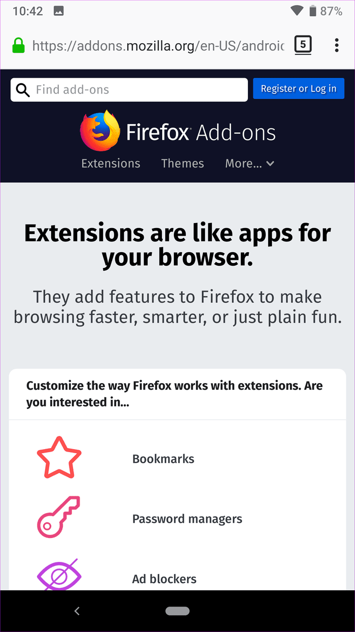 Firefox Add Ons