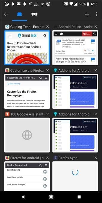 Firefox For Android Features 3