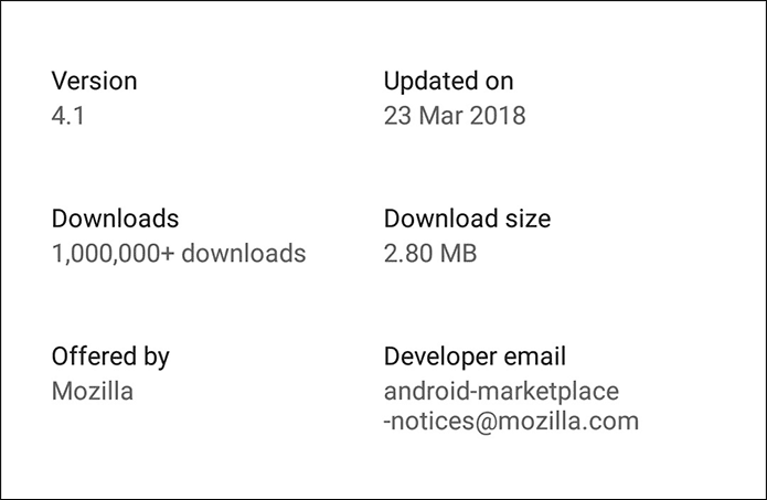 Firefox Vs Firefox Focus 2