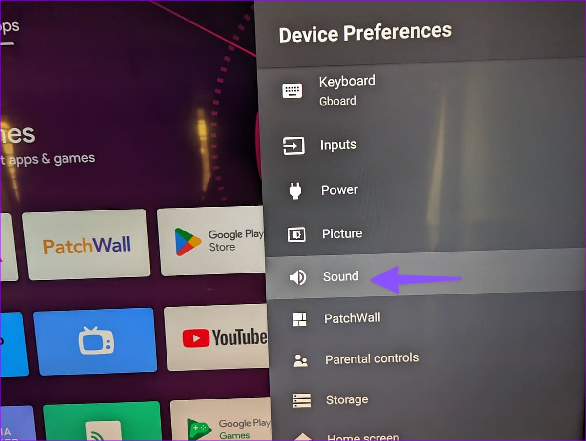 sound in android tv