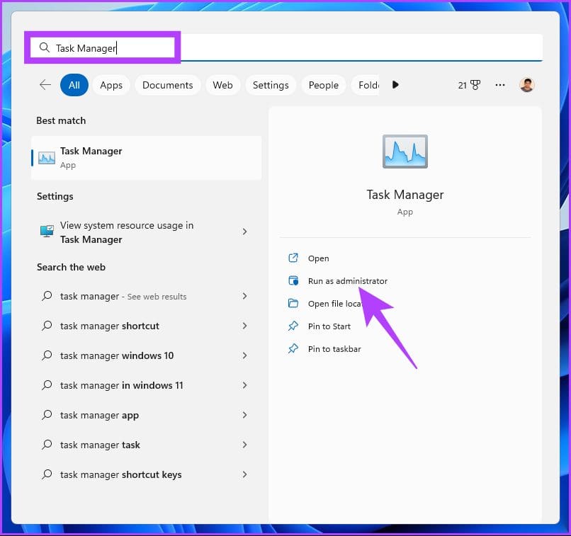 type Task Manager