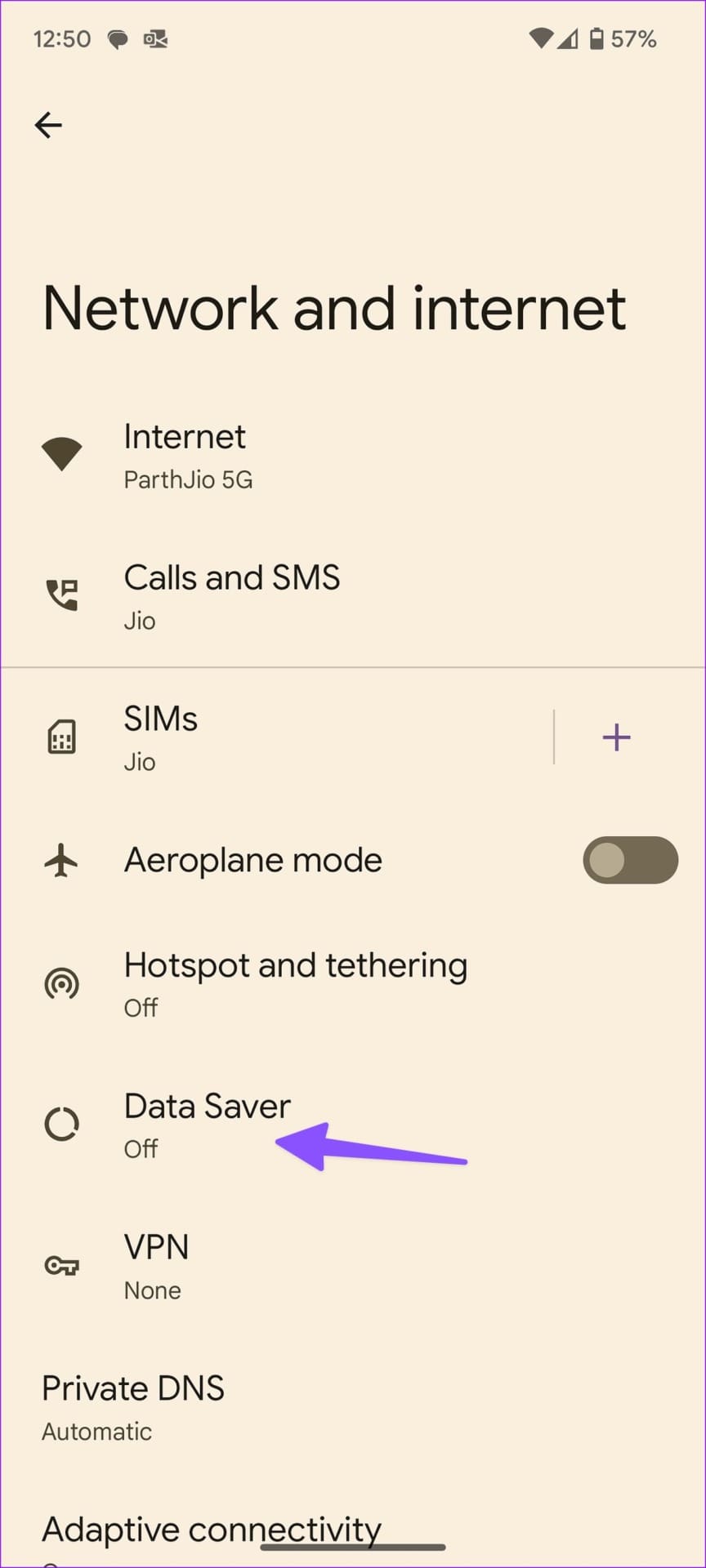 data saver on android