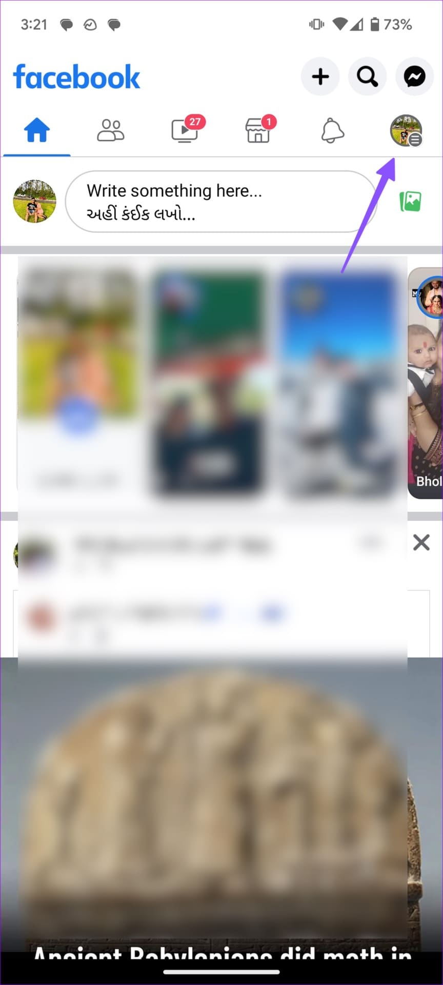 Facebook account