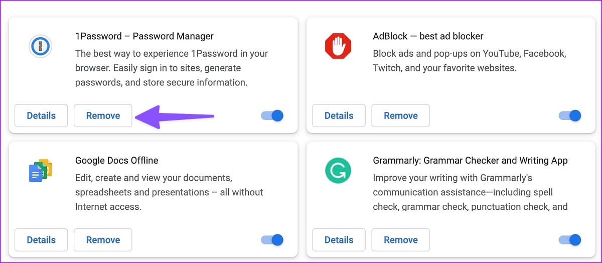 remove chrome extensions
