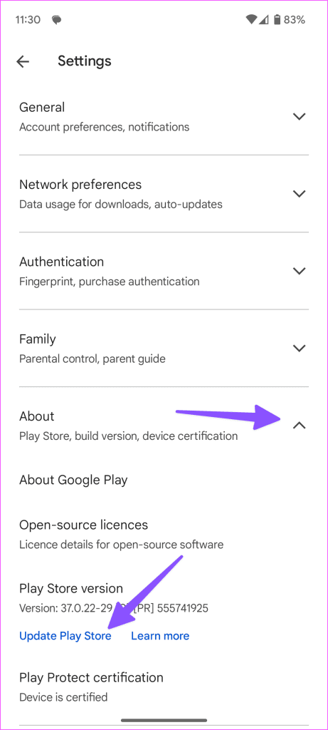Fix Google Play Store No Connection Error 21