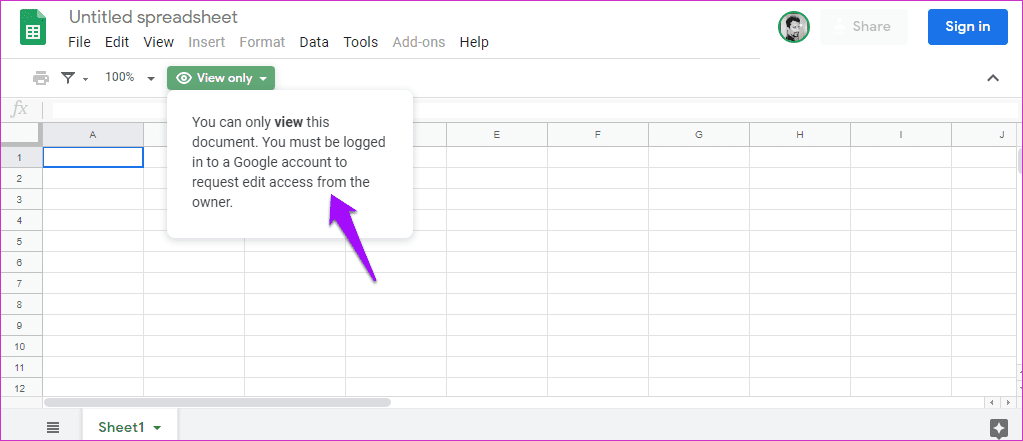 Fix Google Sheets Wont Let Me Type or Edit Error 2