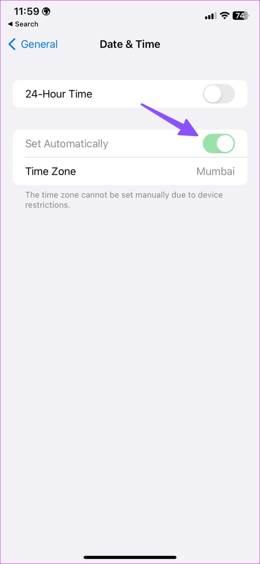 change date and time