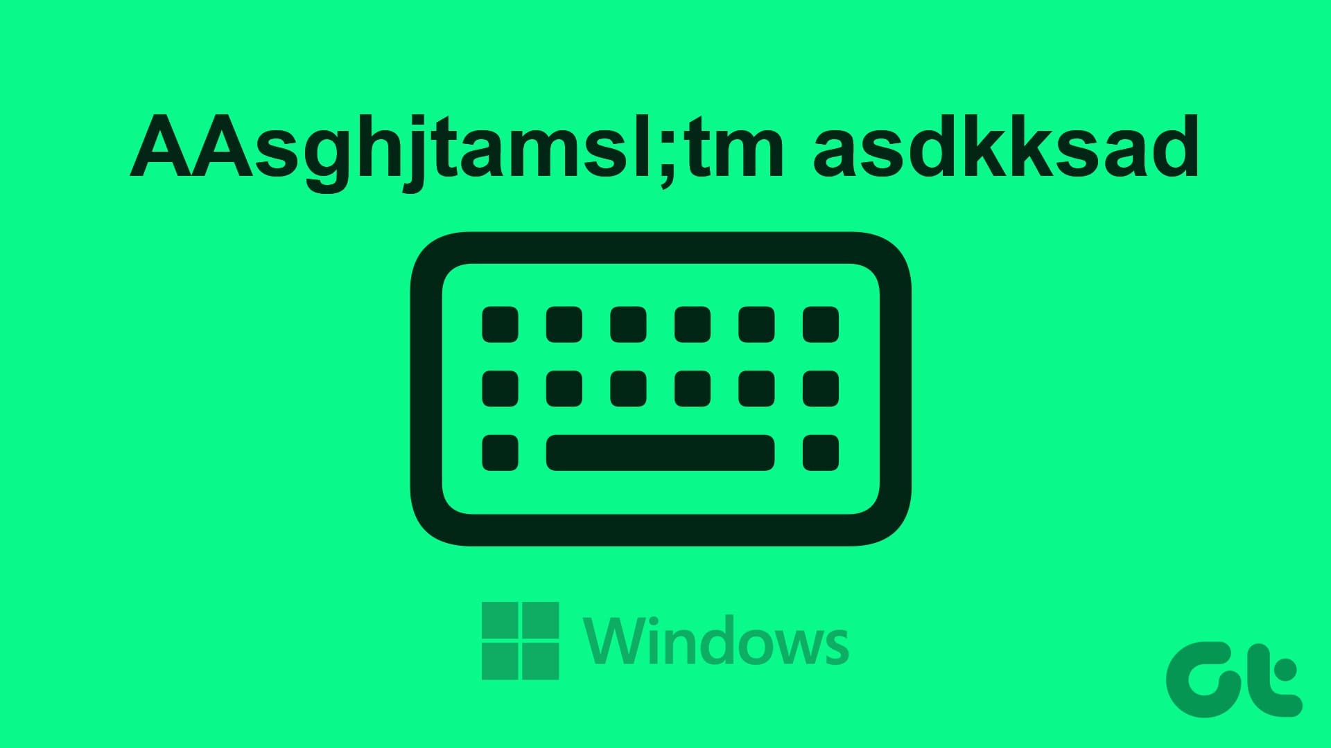 How to Fix Keyboard Auto Typing on Windows
