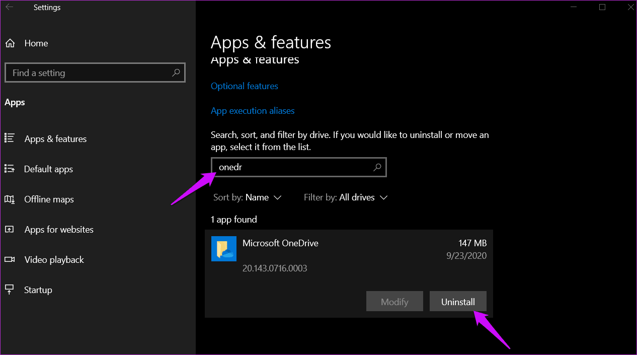 Fix One Drive Wont Stop Syncing Error on Windows 10 19