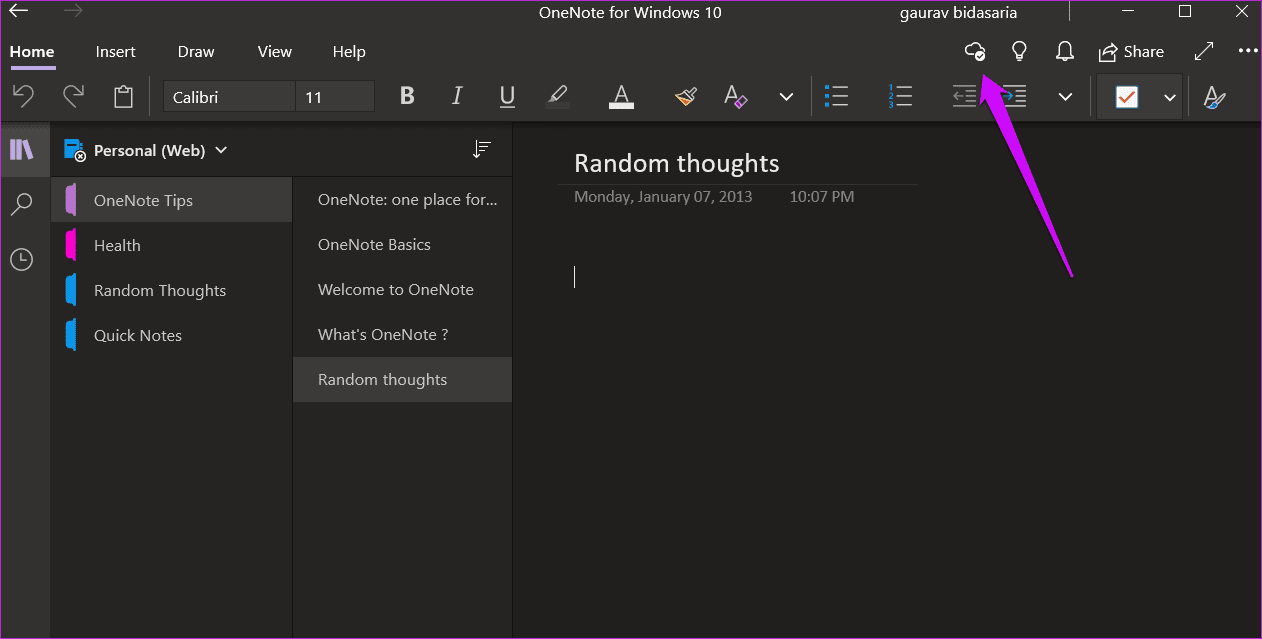 Fix One Note Notebook Disappeared Error on Windows 4