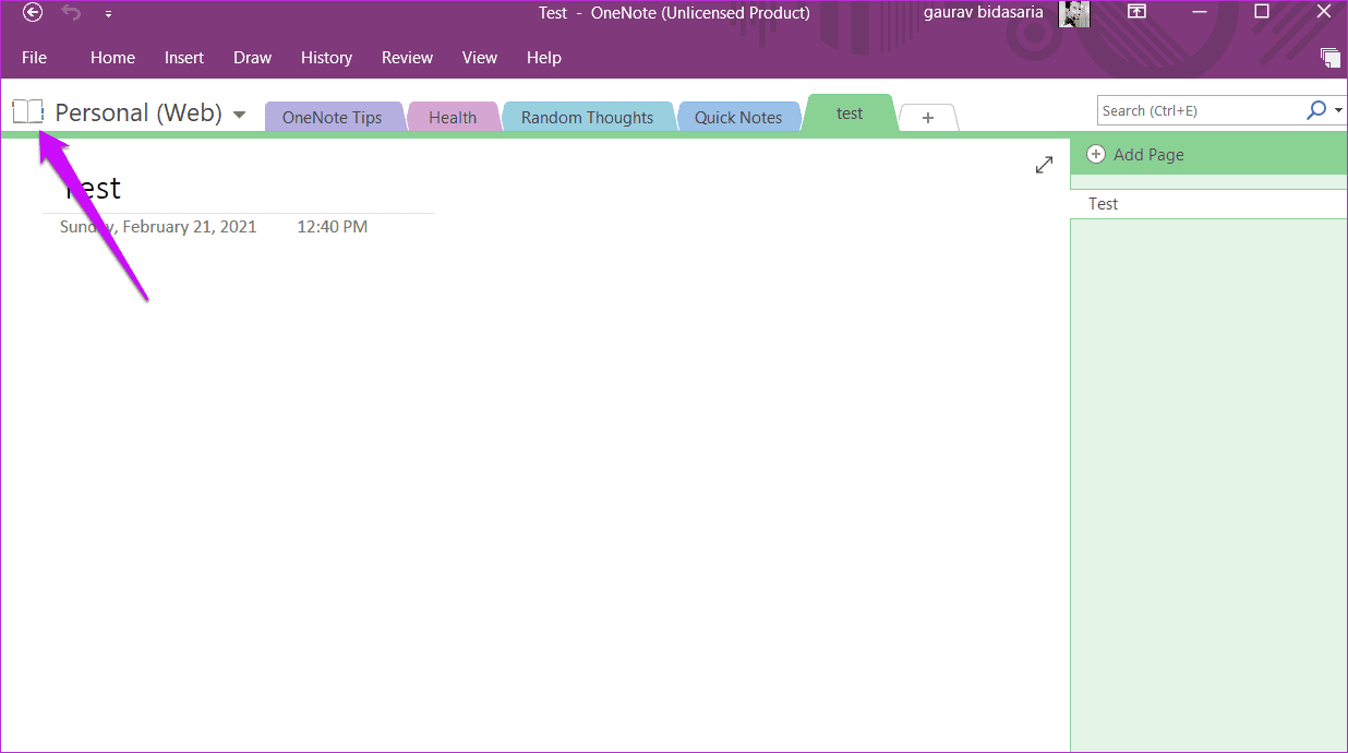 Fix One Note Notebook Disappeared Error on Windows 5