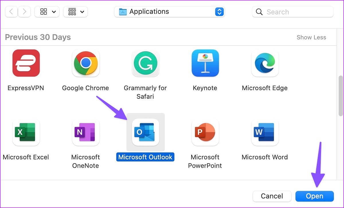 launch outlook at startup on Mac