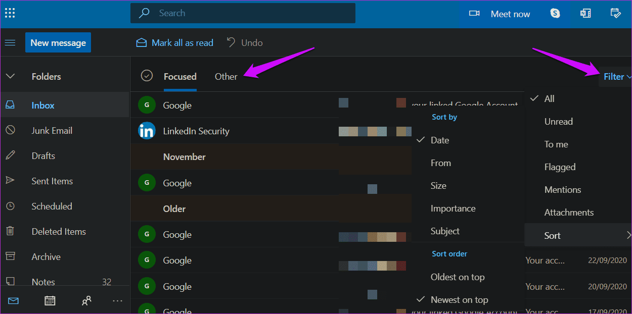 Fix Outlook Web Not Receiving Emails Error 7