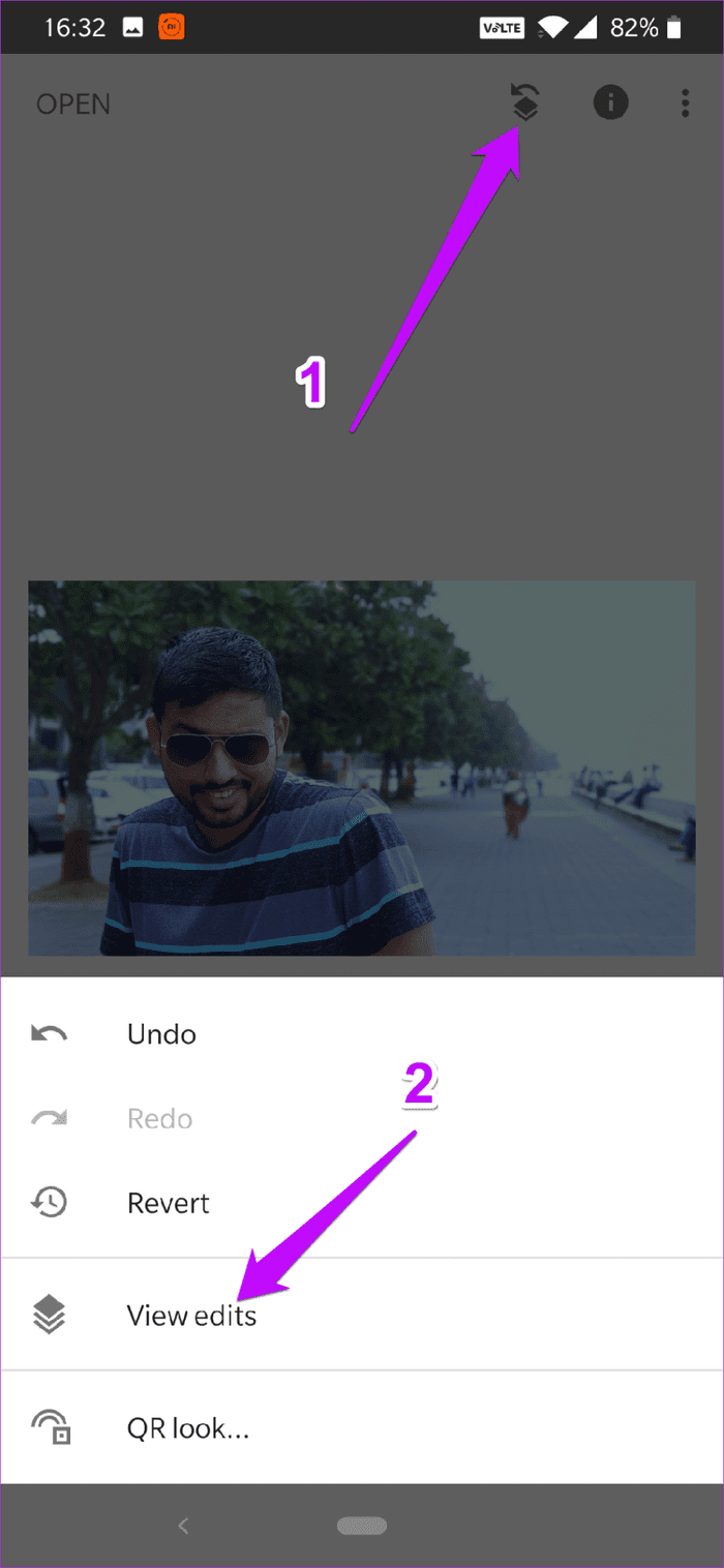Fix Overexposed Sky In Photos Using Snapseed 13